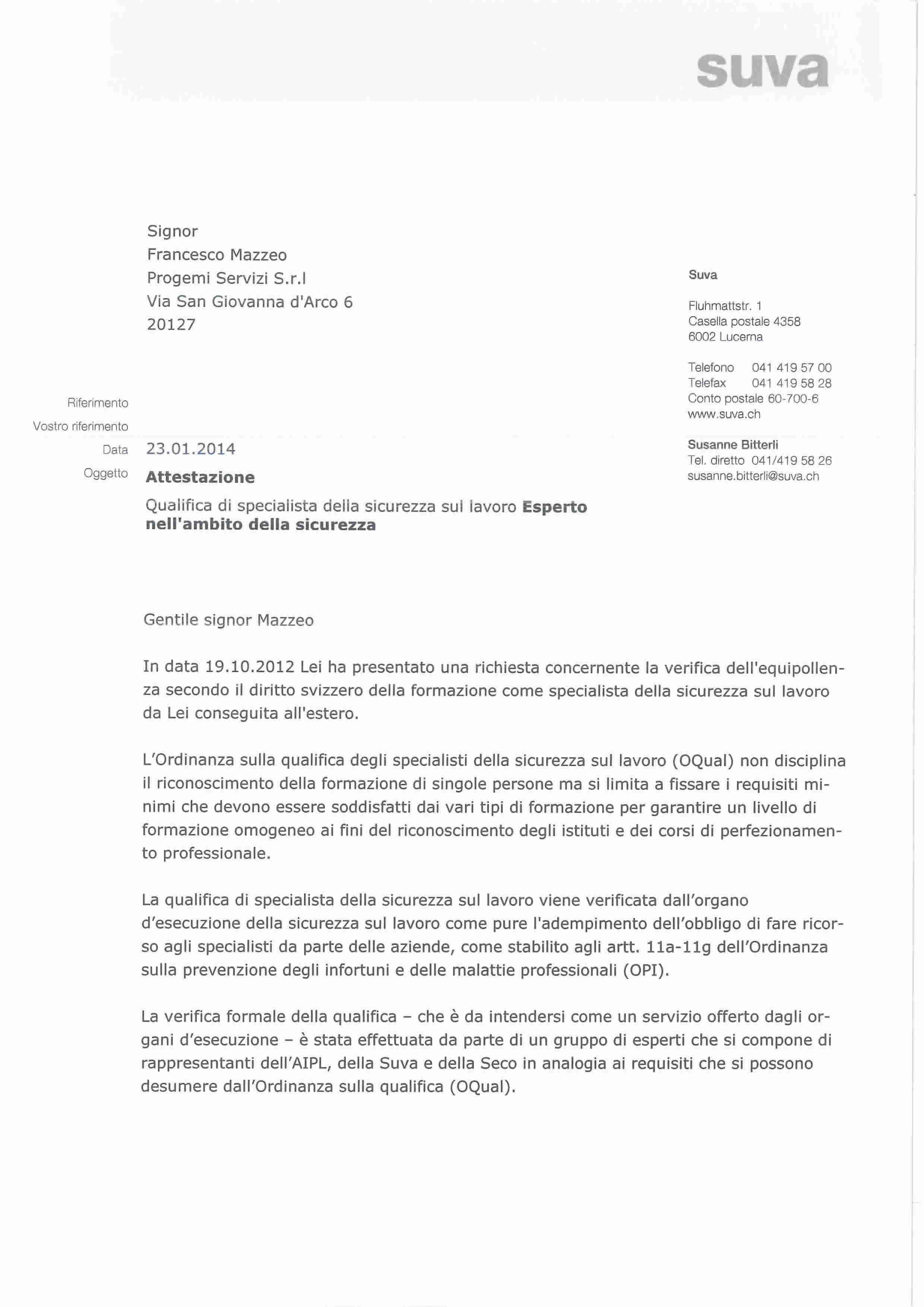 Esperto Sicurezza Svizzera pag. 2
