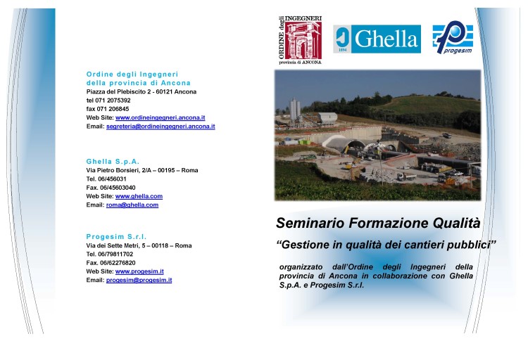 Ordine Ingegneri Ancona - Corso Qualità